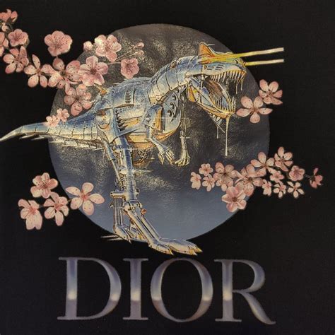 dior x soramayama|dior x sorayama tyrannosaurus.